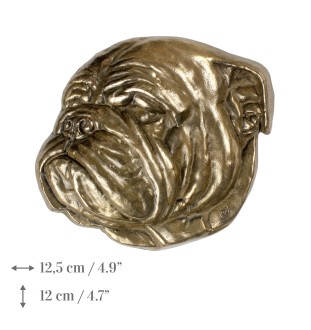 Bulldog II plakietka z zimnego brązu Art-Dog